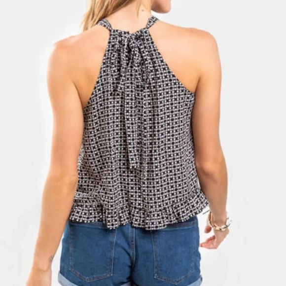 Leanne Smock Neck Halter Top by Francesca’s - Picture 2 of 4